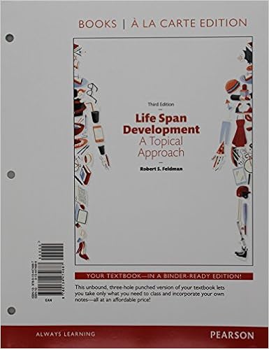 Amazon Com Life Span Development A Topical Approach Books A La Carte 3rd Edition 9780134474687 Feldman Ph D Robert S Books