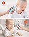 Baby Thermometer Digital Medical, Domie Forehead and Ear Thermometer for Babies, Kids, and Adults, with Fever Alarm and LCD Indicator, for Use at Home, Office, or While Traveling