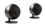 Orb Audio Mod1 Round Stereo & TV Speakers - Polished Steel