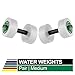 THERABAND Water Weights, Aquatic Dumbbells for Pool Fitness, 2 Foam Weights with Padded Grip for Water Aerobics, Therapy, Workouts, Pool Exercise Equipment, Aqua Training, Blue, Heavy, Advanced