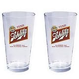 Schlitz Beer Pint Glass Set