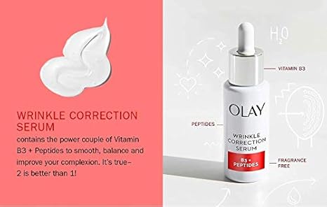 olay collagen peptides wrinkle correction serum