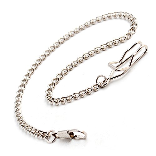 Metal Vest Watch Chain TREEWETO Silver Pocket Watch With Vest