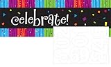 Creative Converting Milestone Celebrations Giant Party Banner with Stickers