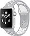 Apple Watch Nike+ 38mm Silver Aluminum Case Flat Silver/White Nike Sport Band