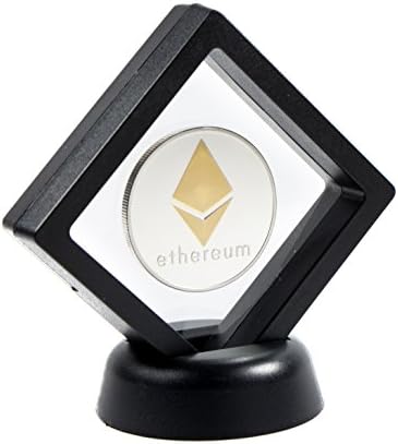 Ethereum Coin Set (includes Display Case and Box) | ETH is an Ideal Physical Crypto Hobby Coins Gift | Cryptocurrency Coins are an Ideal Accessory for Office Desk Decoration