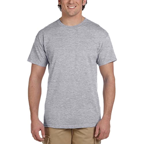Fruit of the Loom Men's Eversoft Cotton Stay Tucked Crew TShirt