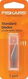 Fiskars 196010-1006 Standard Number 11 Blades, 5 Pack