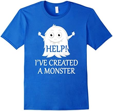 Men's Help! I've Created A Monster T-Shirt 3XL Royal Blue