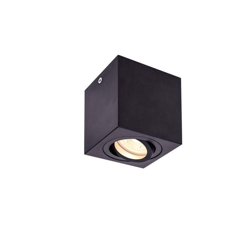 SLV Ceiling-Mounted Light TRILEDO CL/spot, floodlight, Ceiling Spotlight, Ceiling Light, Surface-Mounted Light, Indoor Lighting / GU10 10W Black