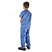 M&M SCRUBS Super Soft Children Scrub Set Kids Dress up (8/10, Ceil Blue)