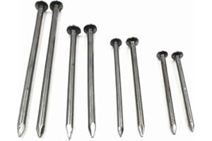 BLAZINGSTAR 1.2 x 20mm (4/5" Length) Small Tiny Flat Nails, Wood Nails, Common Nails 100PCS