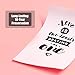 Aibecy Long-Lasting 10-Year Preservation Sticky Thermal Paper Roll 5630mm / 2.21.2in BPA-Free Black Font Adhesive Sticker Labels for Peripage A6/A8/P6 Paperang P1/P2 Thermal Printer, 3 Rolls