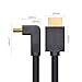 UGREEN HDMI Cable Right Angle 4K 90 Degree High Speed Down Angle HDMI 2.0 Cable, 4K@60Hz HD 3D 1080P ARC Compatible for Laptop Monitor Nintendo Switch Xbox PS5 PC TV 10FT