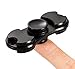 Fidget Spinner Toy ADHD EDC Focus Ultra Durable High Speed Fingertip Gyro (Black)