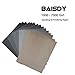 15Pcs Wet Dry Sandpaper, 1000 2000 3000 5000 7000 Assorted High Grit Polishing Sandpaper Sheets for Automotive Wood Metal Sanding by BAISDY