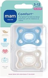 MAM Comfort All Silicone Soothers 3-12 Months 2 Pack Case view 2