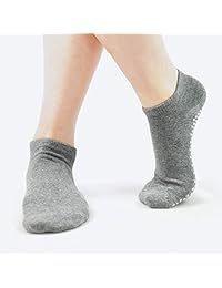 Pilates Ballet Barre Yoga Socks - Elutong 2 OR 4 Pack Non Skid Slip Sticky Grippers Socks for Women