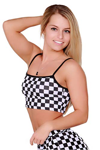 checkered rave top