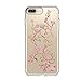 Speck Products Presidio Clear + Print Cell Phone Case for iPhone 7 Plus - Goldenblossom Pink/Clear