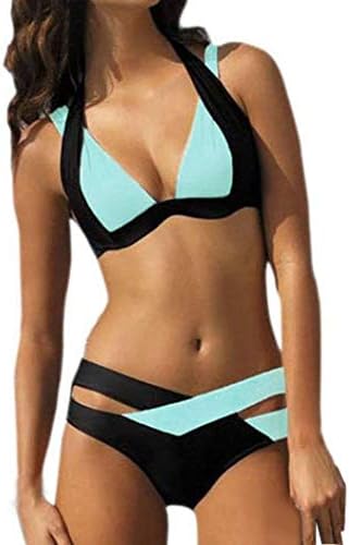 Tsmile Women Swimsuit Swimwear Swim Casual Beachwear Print Bandage Swimsuit Bikini Bikini