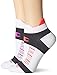 Champion Women's Double Heel Shield Running Socks, White/Pink/Grey/Purple, 5-9 (Pack of 2)