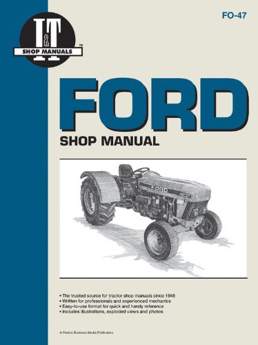 Ford Shop Manual Models3230 3430 3930 4630+ (I & T Shop Service Manuals) Ford Shop Manual Models3230 3430 3930 4630+ (I & T Shop Service Manuals)