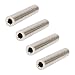 6.35mm 1/4inch TRS/TS Plug Jack Female to Female Cable Adapter Gender Changer Coupler, 4 Pack - JOLGOO primary
