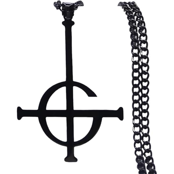 Collana Con Ciondolo A Croce In Stile Punk Gotico Adatta Per - Foto 7