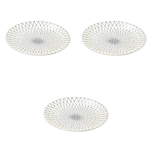 3個セット 網目10.0丸皿 [ 32×3.5cm ] | 盛皿陶磁器 セトモノホンポ(Setomonohonpo)