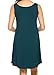 MOLERANI Women's Casual Swing Simple T-shirt Loose Dress, Medium, Dark Green