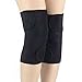 WINOMO 2pcs Knee Support Brace - Tourmaline Magnetic Self-Heating (Black)