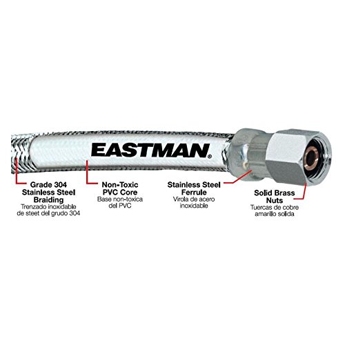 Eastman Outdoors 98516 Ice Maker Connector, 5 ft
