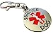 Service Dog Tag Small Breed DOUBLE SIDED Red Medical Alert Symbol .999 inch ID Tag. Easily switch between Service dog vest collars and harness
