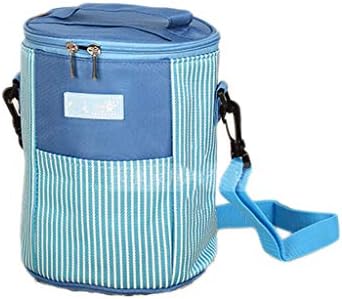 Durable Box lunch bolsa redonda de aislamiento papel de aluminio de la caja de almuerzo del