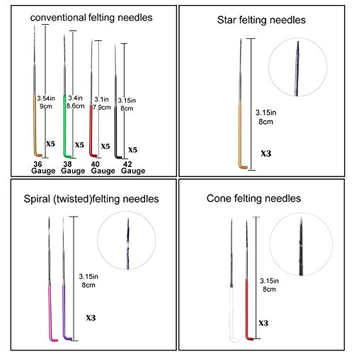1 Mayboos+Felting+Needles+Supplies+Triangular