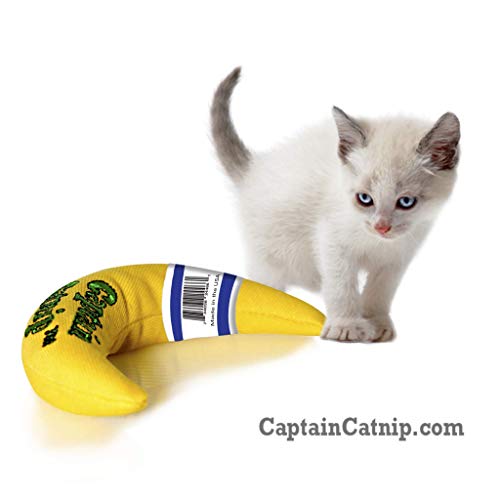 Captain Catnip Best Cat Banana Toy 100 Filled Organic Catnip Pricepulse