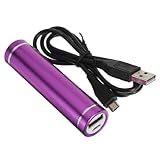 2600mAh Portable Blue External Power Bank Battery Charger for iPhone 5 4S 4 3GS i9300 (Purple)