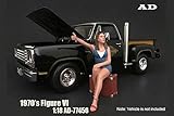 American Diorama 70s Style Figure - VI, 77456 - 1/18 Scale Accessory for Diecast Cars