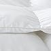 Egyptian Bedding Luxurious Twin/Twin XL Extra Long Hard-to-FIND 70 Oz Fill Weight Goose Down Alternative Comforter, 600 Thread Count 100% Egyptian Cotton Cover, 750 Fill Power, Solid White Color