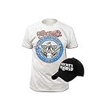 Wayne's World Adult T-shirt and Hat Costume Set