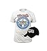 Wayne's World Adult T-shirt and Hat Costume Set