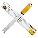 Wuudi Stainless Steel Cheese Zester/Grater Yellow Handle + Safety Cover