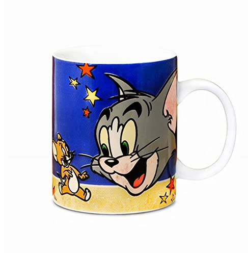 Logoshirt® Tom and Jerry I Logo I Porcelain Mug - Coffee Mug I Approx. 300 ml I Multi-Coloured I Licensed Original Design