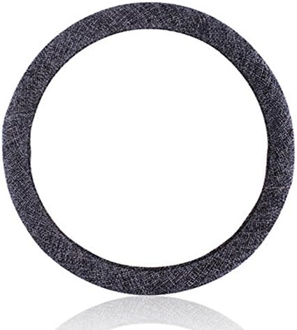 Wishlanlan Elegant Four Season Universal Anti-slip Signature Cotton Car Steering Wheel Cover (Blue)