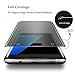 Galaxy S6 Edge Plus Privacy Screen Protector, Top Glass S6 Edge + Premium [3D Curved][Case Friendly][Anti-Scratch] 9H Hardness Tempered Glass Film Screen Protector for Galaxy S6 Edge Plus Transparent