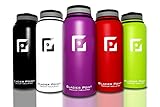 Best Vacuum Insulated Stainless Steel Water Bottle (32 OZ). Double Walled Construction. Powder Coat. Glacier Point (Purple)