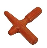 Thai Traditional Reflexology Hand & Foot Massage Stick X-Shape Massager Red Wood