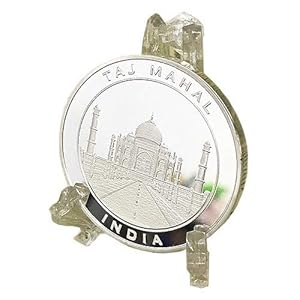 Adiman Taj Mahal Symbol of Love Colorized Hearts Coin Valentines Day Gift Limited Edition Luxury