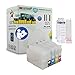 INKUTEN 4 Refillable Cartridges for HP 932XL, HP 933XL, HP 932, HP 933 (Empty) with Auto Reset Chips (ARC)